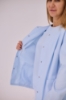  Зображення Жіноча медична куртка із довгим рукавом "Кері". Колір Лазурний 