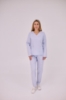 Picture of Медичний жіночий костюм "Лейла" із стрейч-котону. Колір Пастельно-блакитний.
