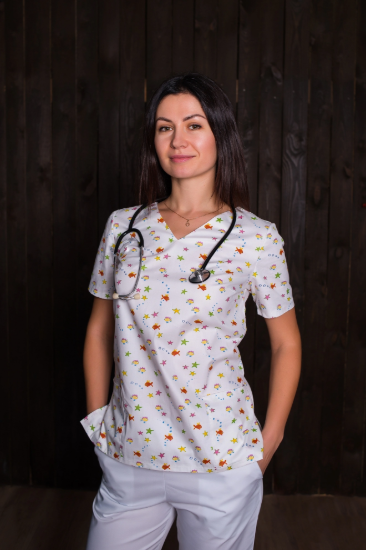 Picture for category Women's medical top with print